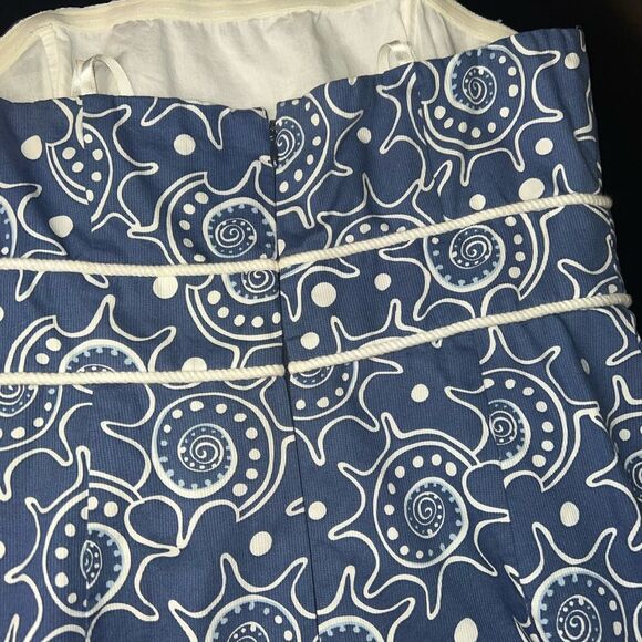 Vineyard Vines Star Shell Carolyn Strapless Nautical Dress Size 4 GUC*READ - Picture 5 of 6